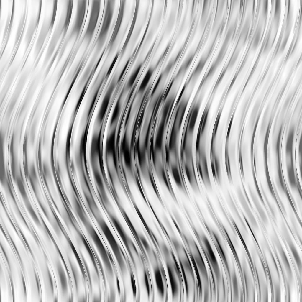 Vidrio con textura de onda y hot-melt.