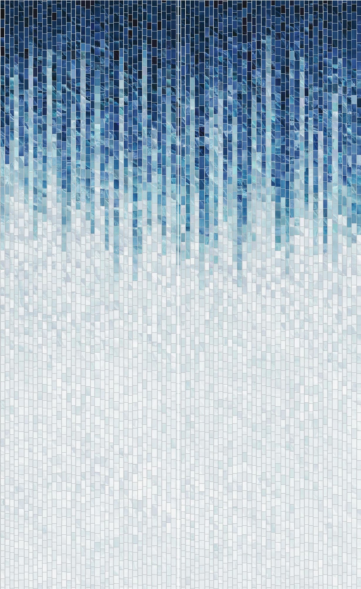 Bamboo Blue Mosaic
