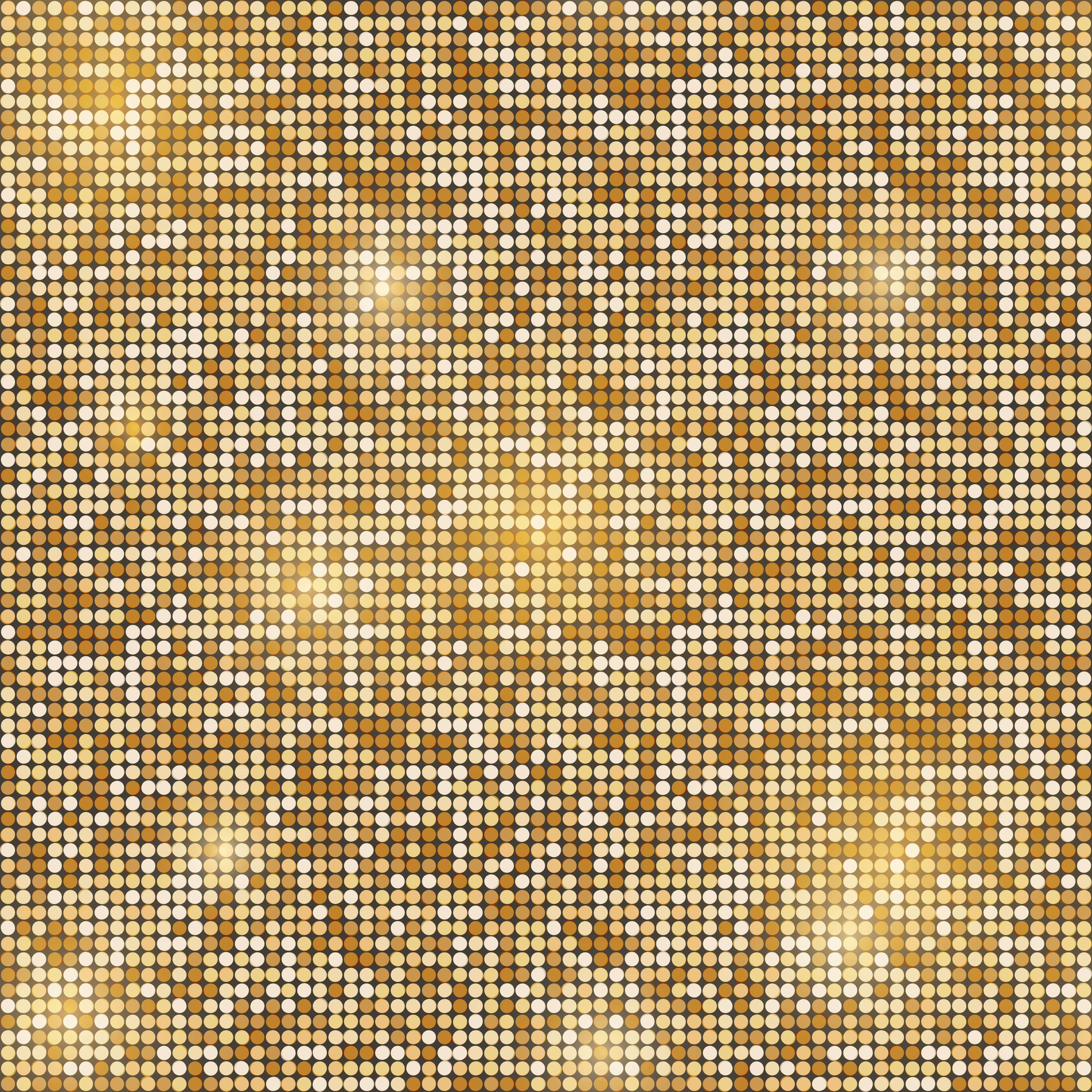 Gold Metal Mosaic
