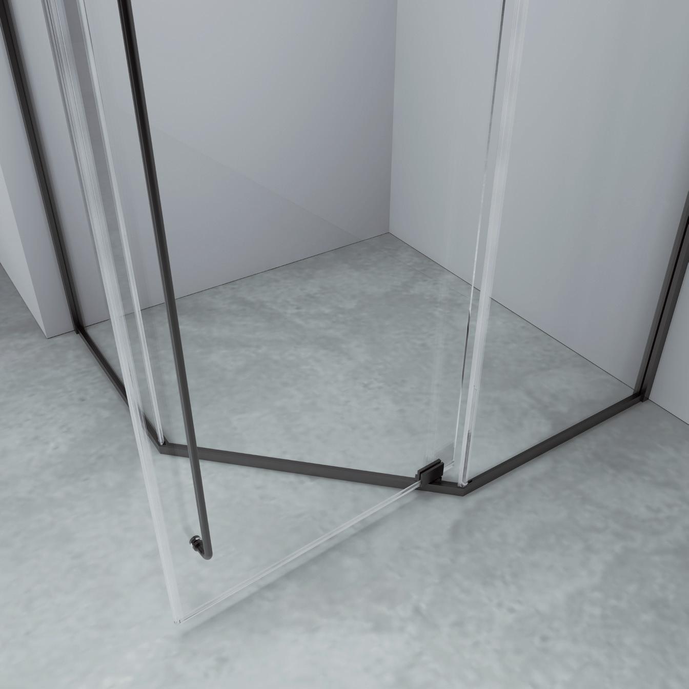 E20D21 Diamond Pivot Door floor plan